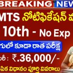 గవర్నమెంట్ జాబ్ కావాలా? SSC MTS & హవాల్దార్ నోటిఫికేషన్ 2025 వచ్చేసింది : SSC MTS Recruitment 2025