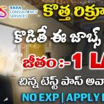 TCS భారీ రిక్రూట్మెంట్ : TCS NQT Work From Home Jobs 2025
