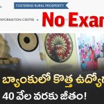 గ్రామీణ బ్యాంకులో ఉద్యోగాలు | NABCONS Tribal Development Jobs 2025