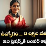Ditto Work From Home Recruitment 2025 : ఇంట్లోనే 6 లక్షల వరకు జీతంతో ఛాన్స్!