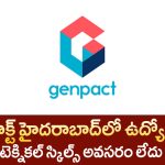 Genpact Hyderabad Jobs 2025 – కస్టమర్ సపోర్ట్ ఉద్యోగాలు వెంటనే Apply చేయండి