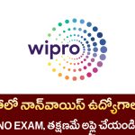 Wipro Walk-In Jobs 2025: ఫ్రెషర్స్ కోసం Hyderabad లో మంచి అవకాశాలు – నాన్ వాయిస్ ప్రాసెస్ జాబ్స్