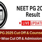 NEET PG Cut Off 2025 – కేటగిరీ వారీ కట్ ఆఫ్, Counselling Process పూర్తి వివరాలు