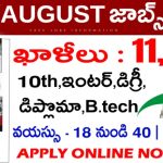 2025 August Govt Jobs Notifications (11,444 Posts) | Latest Govt Jobs in Telugu | AAI, BHEL, RRB, LIC, Navy Jobs 2025