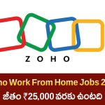 Zoho Work From Home Jobs 2025 | ఇంటి నుంచే Zoho Sales Jobs – No Interview
