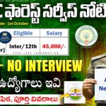 APPSC Thanedar Recruitment 2025 | ఏపీపీఎస్సీ ఫారెస్ట్ సబార్డినేట్ సర్వీస్ థానేదార్ ఉద్యోగాలు పూర్తి వివరాలు