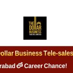 The Dollar Business Tele-sales Jobs Hyderabad | టెలీ సేల్స్ / Inside Sales Executive ఉద్యోగాలు 2025