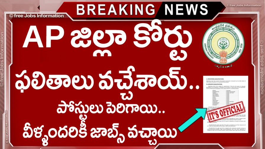 AP District Court Results 2025 download