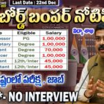 CBSE Board Recruitment 2025 – ఇంటర్ అర్హతతో కూడా మంచి కేంద్ర ప్రభుత్వ ఉద్యోగాలు