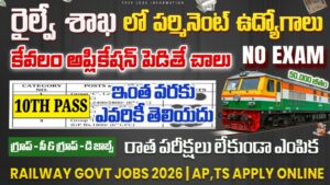 South Eastern Railway Jobs Recruitment 2026
