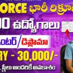 Air Force Jobs : 12th అర్హత తో ఎయిర్ ఫోర్స్ లో అగ్ని వీర్ నోటిఫికేషన్ వచ్చేసింది | Air Force Agniveervayu Notification 2026 Apply Now