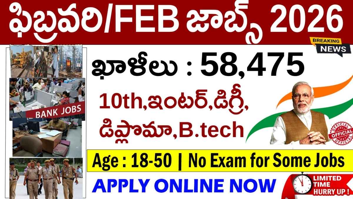 latest govt jobs february 2026