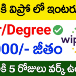 Wipro Walk-in Drive 2026 : హైదరాబాద్‌లో QA & Document Validation Jobs | 10+2 అర్హత | Freshers Apply Now